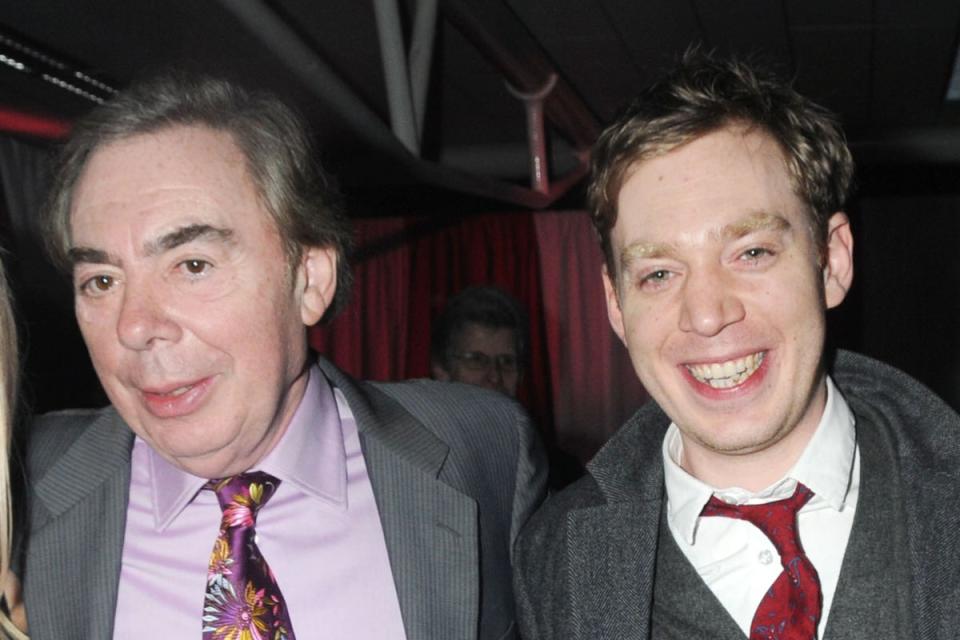 Lloyd Webber and his beloved son Nicholas, who died earlier this year (Alan Davidson/Shutterstock)
