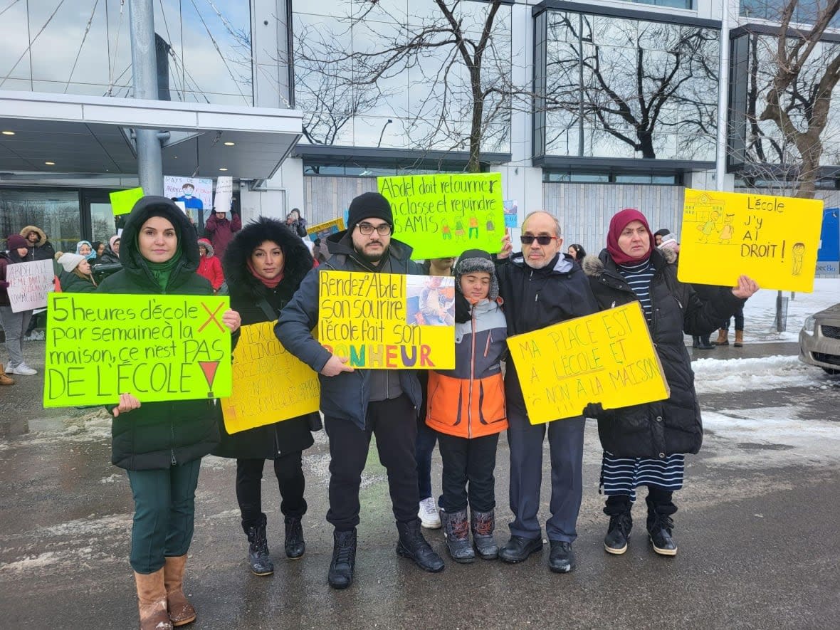 Abdelkader Djilani Kobibi hasn’t been to school in three months and his family is demanding answers and solutions from the government.  (Kwabena Oduro/CBC - image credit)