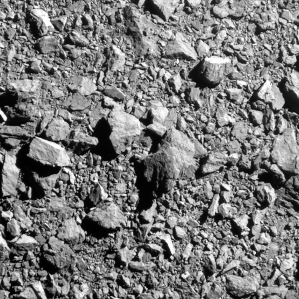 a pile of gray rocks and dust