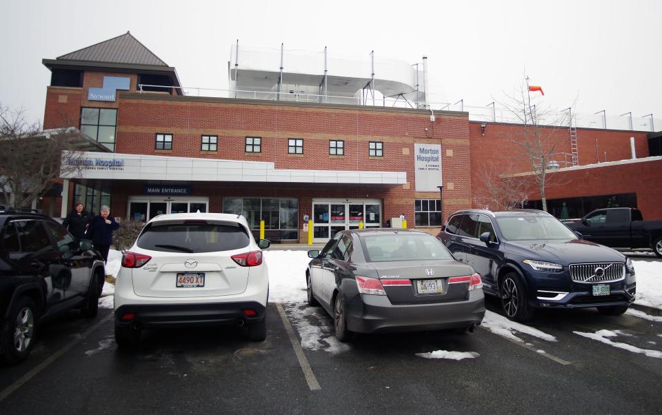 Morton Hospital in Taunton is seen here on Friday, Jan. 19, 2024.