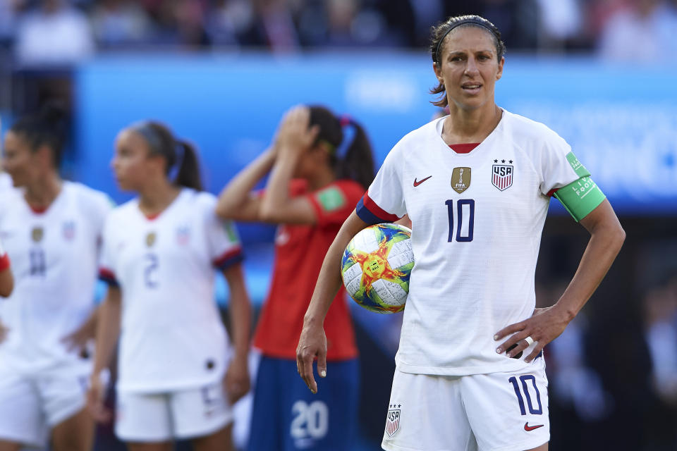 USWNT stars like Carli Lloyd have a decision to make regarding whether or not to play in the NWSL's proposed tournament. (Photo by Quality Sport Images/Getty Images)