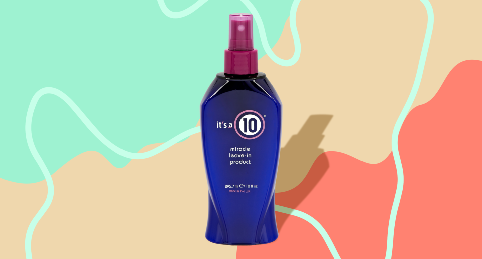 It’s a 10 Miracle Leave-In Conditioner is a nourishing treatment that works as a de-tangler to smooth hair, while eliminating frizz, restoring shine and enhancing hair’s natural body. (Photo: Walmart; Yahoo Lifestyle)