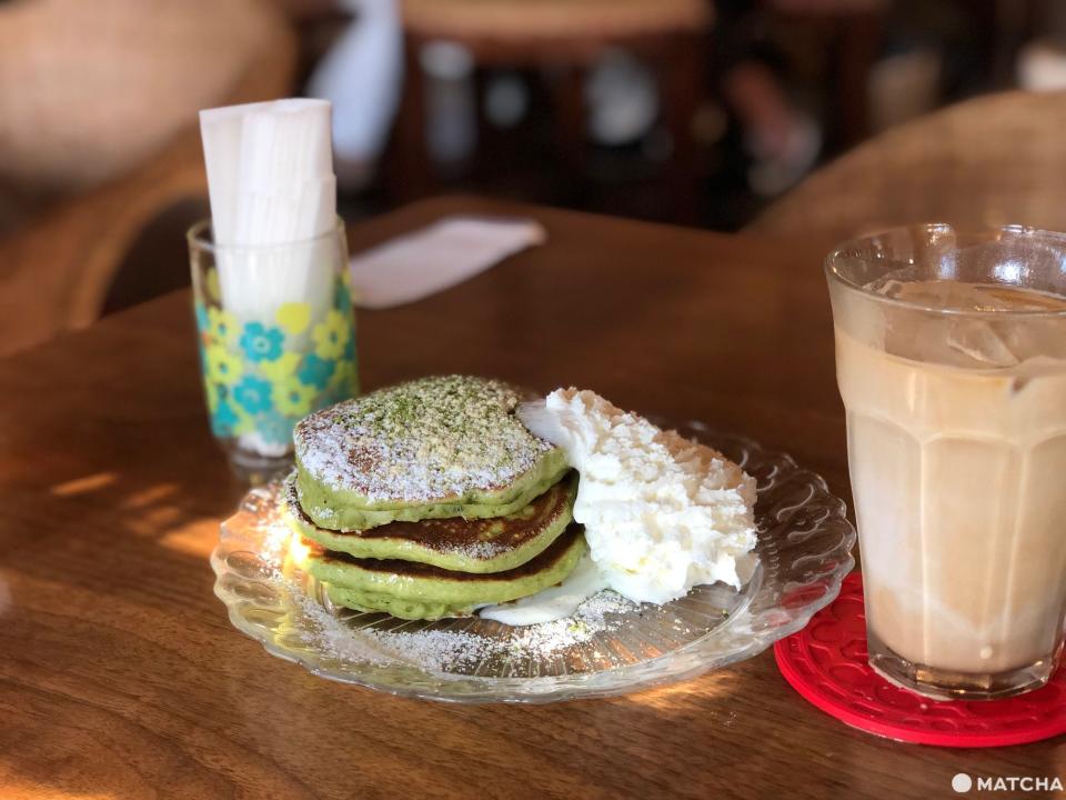 カフェ 坂の下 抹茶鬆餅