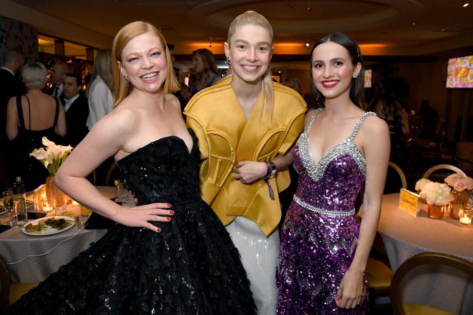 Sarah Snook, Hunter Schafer, and Maude Apatow