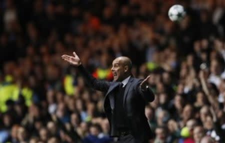 Britain Soccer Football - Celtic v Manchester City - UEFA Champions League Group Stage - Group C - Celtic Park, Glasgow, Scotland - 28/9/16 Manchester City manager Pep Guardiola Action Images via Reuters / Lee Smith