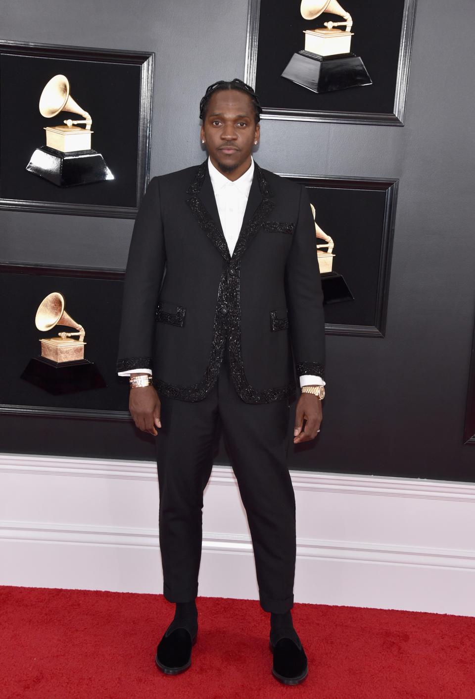 Pusha T in Thom Browne