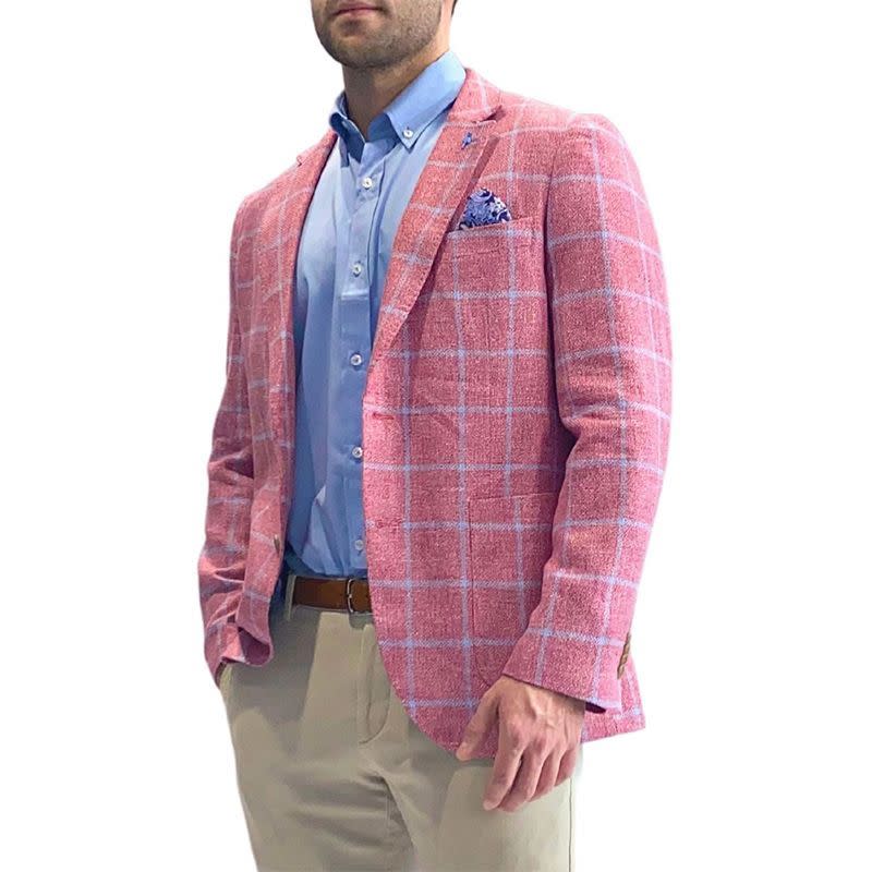 27)  Linen Blend Sport Coat