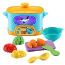 <p><strong>LeapFrog</strong></p><p>amazon.com</p><p><strong>$17.25</strong></p><p>If your toddlers have seen you make dinner in a slow cooker or Instant Pot, they'll thrill to this toy. It comes with four different snap-apart veggies that kids can cut. Then, the buttons will lead kids through different "recipes," like "rainbow soup," that'll have them practicing their colors and counting. <em>Ages 1+</em></p>