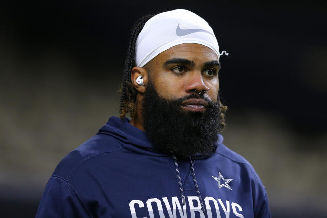 Cowboys RB Ezekiel Elliott on knee injury: 'You're going to have to drag me  off the field'