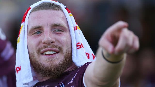 Hastings looks set to join his fourth club after finding himself on the outer at Manly. Pic: Getty