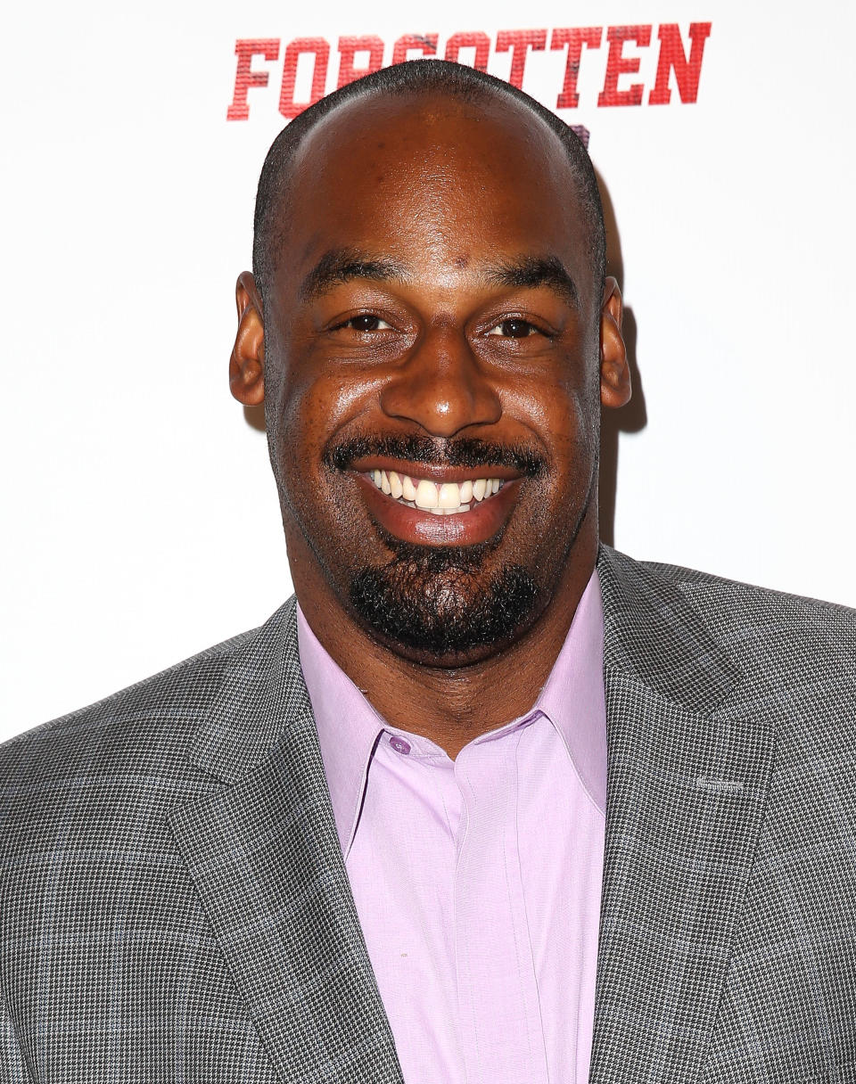 Former professional football player Donovan McNabb attends the 'Forgotten Four: The Integration Of Pro Football' screening presented by EPIX & UCLA at Royce Hall, UCLA on September 9, 2014 in Westwood, California.