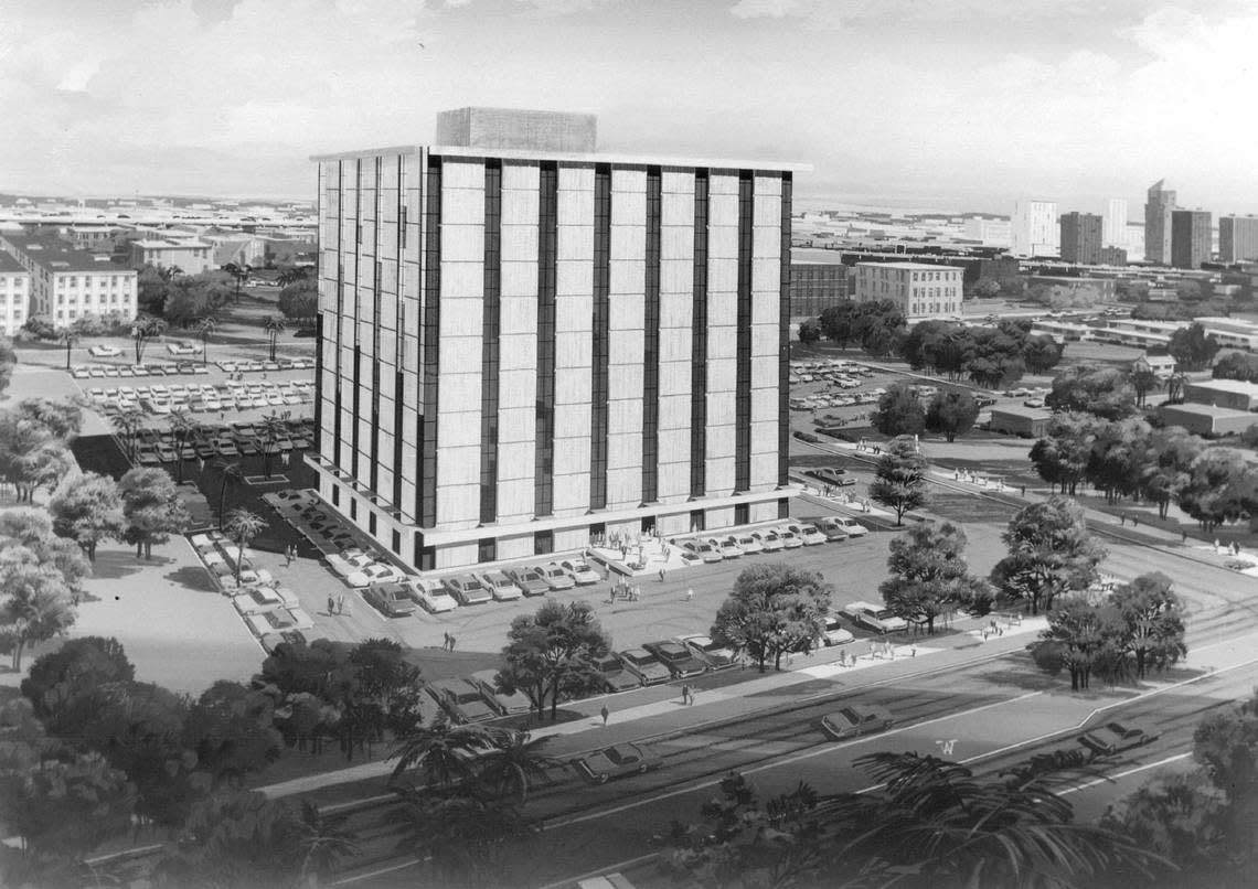 The 1000 Brickell Building.