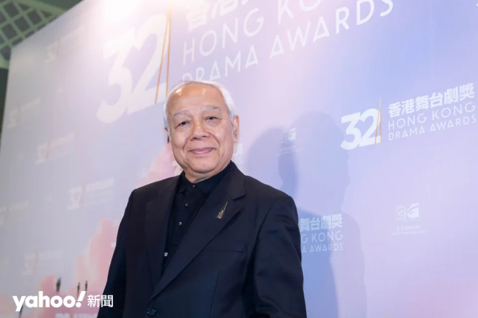 第32屆香港舞台劇頒獎禮今晚於灣仔一間餐廳舉行，圖為香港戲劇協會會長馮祿德。
