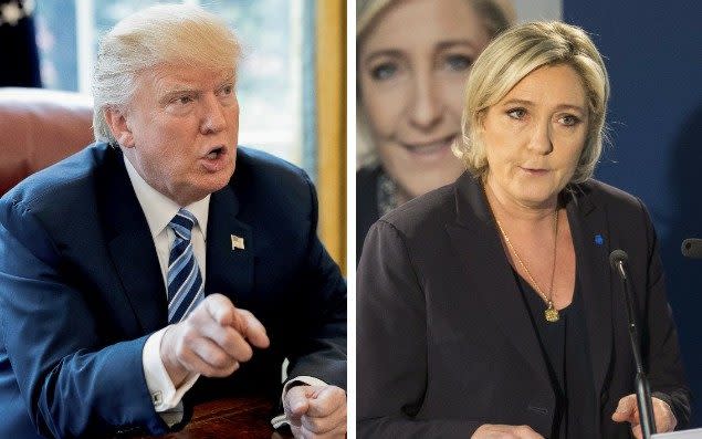 Donald Trump Marine Le Pen