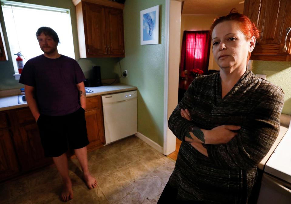 Mylissa Farmer and her boyfriend Matthew McNeill talked with the News-Leader on Sept. 28 at their home in Joplin. In early August, Farmer had to travel to Illinois to terminate her pregnancy when her water broke at 17 weeks and 5 days and put her life in danger.