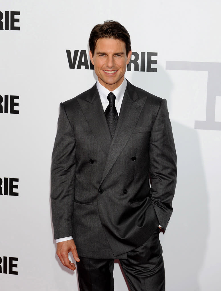 <a href="http://movies.yahoo.com/movie/contributor/1800015725" data-ylk="slk:Tom Cruise;elm:context_link;itc:0;sec:content-canvas" class="link ">Tom Cruise</a> at the New York premiere of <a href="http://movies.yahoo.com/movie/1809913399/info" data-ylk="slk:Valkyrie;elm:context_link;itc:0;sec:content-canvas" class="link ">Valkyrie</a> - 12/15/2008
