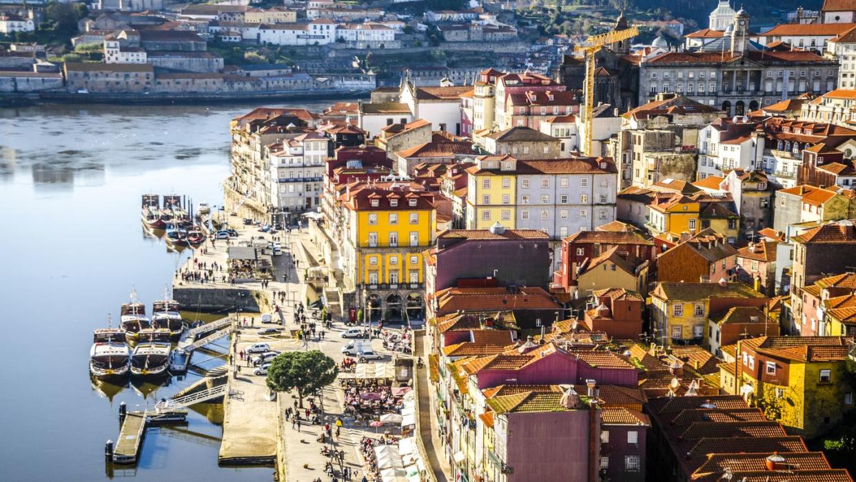 view of porto from dom luís i bridge