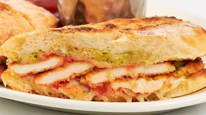 Cheesecake Factory chicken parmesan sandwich