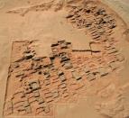 This aerial photo shows a series of pyramids and graves that a team of archaeologists has been exploring at Sedeinga in Sudan. Since 2009 they have discovered at least 35 small pyramids at the site, the largest being 22 feet (7 meters) in width. (B-N Chagny, SEDAU/SFDAS) <br> <br> <a href="http://www.livescience.com/26900-ancient-pyramids-sudan.html" rel="nofollow noopener" target="_blank" data-ylk="slk:Click here for the full story at LiveScience.com;elm:context_link;itc:0;sec:content-canvas" class="link ">Click here for the full story at LiveScience.com</a>