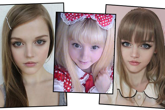 Dakota Rose (r., l.) und Venus Palermo (M.) stylen sich wie Barbie-Puppen (Screenshots: YouTube)