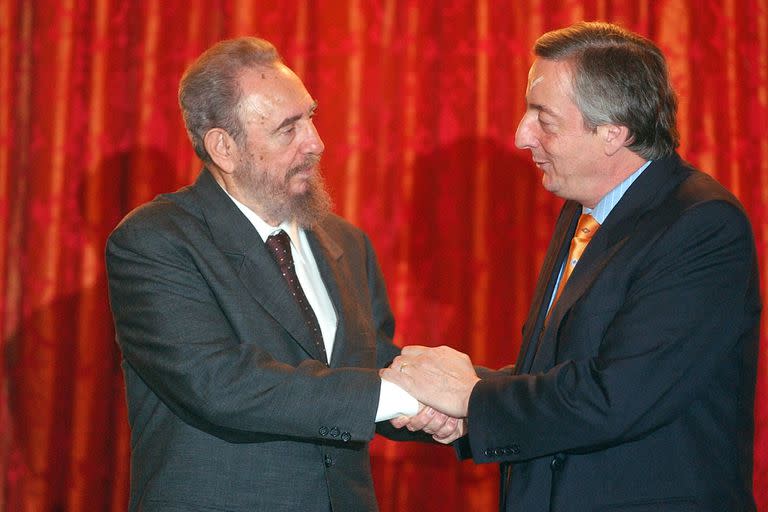 Nestor Kirchner Fidel Castro