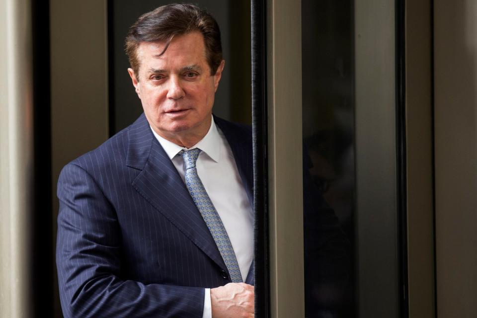 Manafort is already facing eight to 10 years in prison after being convicted in Virginia on eight counts of bank and tax fraud (EPA)