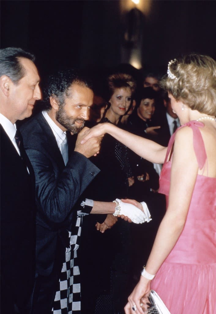 Gianni Versace, Princess Diana