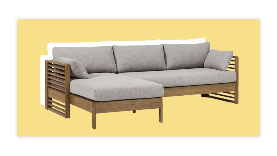 Slip into slumber on this sectional.