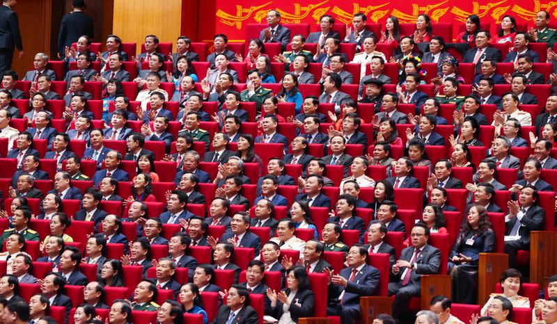 The 13th national congress of the ruling communist party of Vietnam in Hanoi