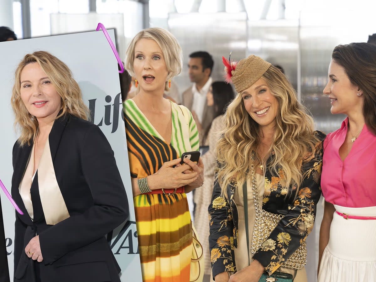 Incluirán a Kim Cattrall por capricho en la nueva temporada de ‘And Just Like That’  (HBO/Sky/Getty)