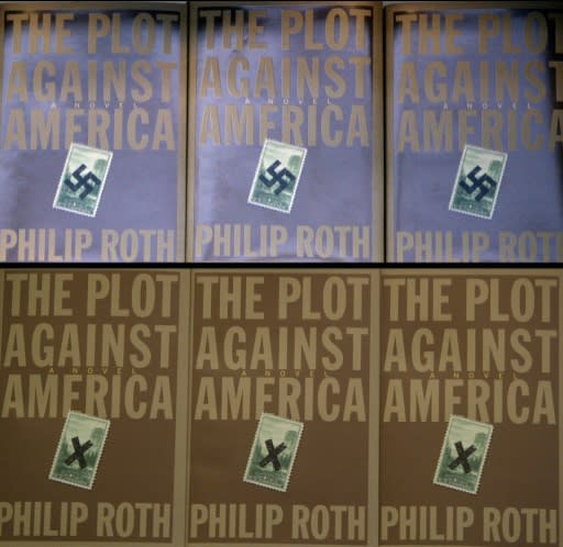 Philip Roth's 2004 novel "The Plot Against America" imagines Charles Lindbergh, an aviator with pro-Nazi leanings, defeating Franklin D. Roosevelt in 1940