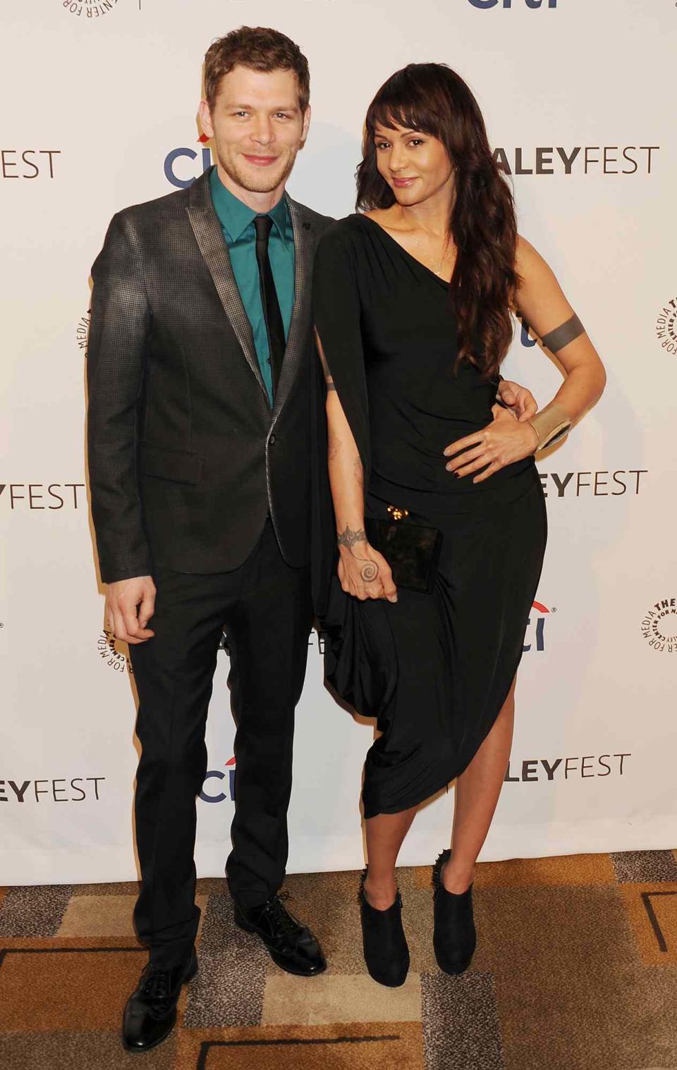 Joseph Morgan (L) and actress Persia White attend the 2014 PaleyFest - 'The Vampire Diaries' & 'The Originals' held at Dolby Theatre on March 21, 2014 in Hollywood, California