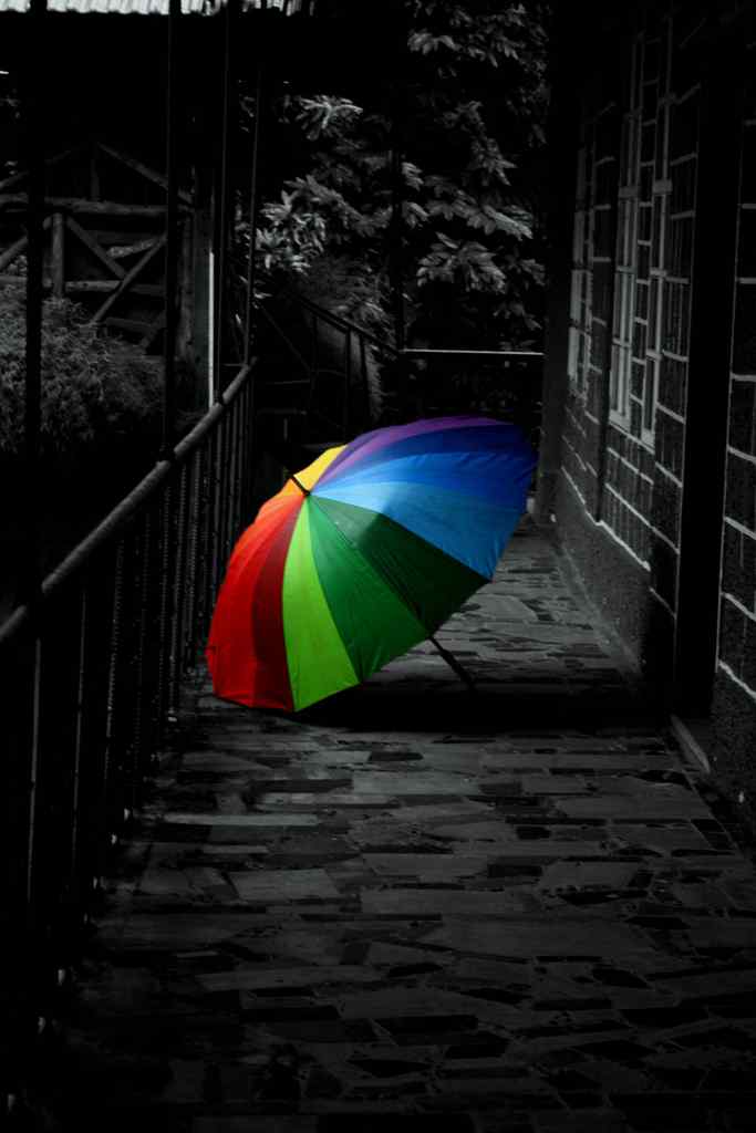 Coloured umbrella <br>By <a href="http://www.flickr.com/photos/vaibhav-clicks/" rel="nofollow noopener" target="_blank" data-ylk="slk:Vaibhav HAria :);elm:context_link;itc:0;sec:content-canvas" class="link ">Vaibhav HAria :)</a>