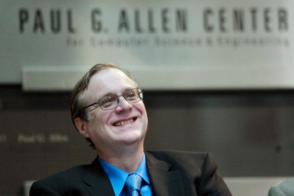 The estate of the late Microsoft co-founder Paul Allen, who died in 2018, sold RV Vetrel last year (AP2003)