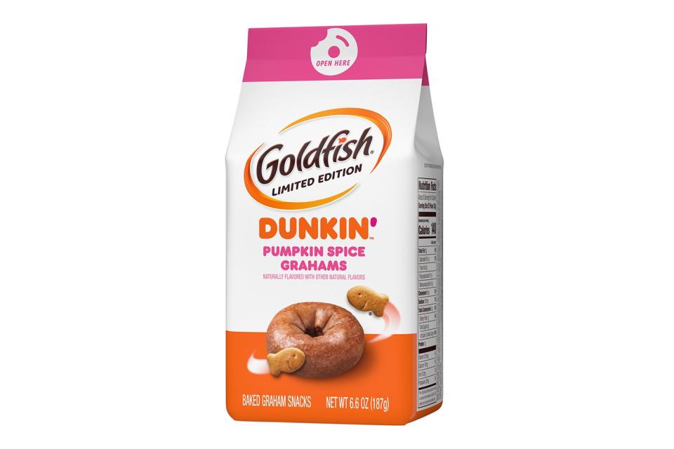 Goldfish Dunkin Pumpkin Spice Grahams