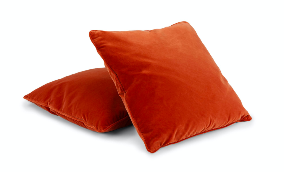 25) Lucca Persimmon Orange Pillow — Set of 2