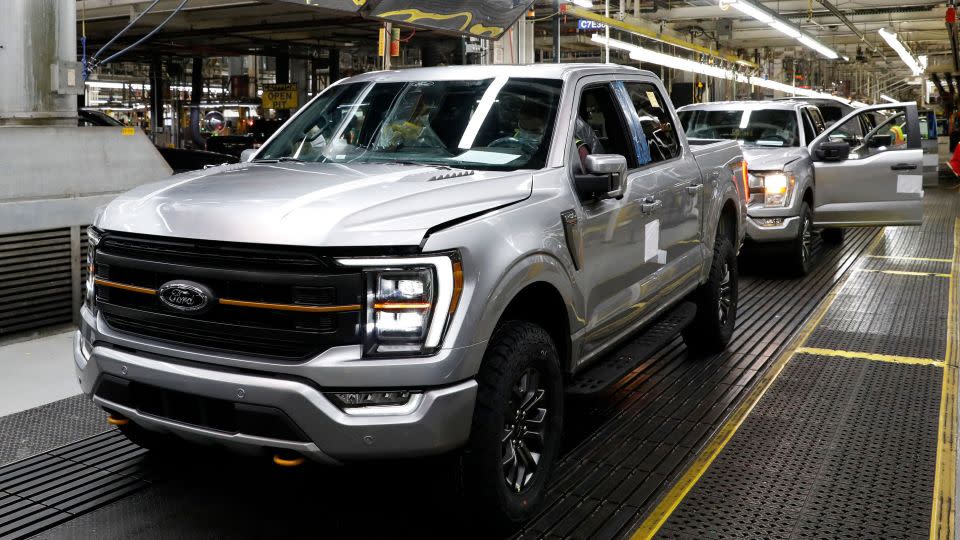 Ford is recalling 112,000 F-150 models. - Jeff Kowalsky/AFP/Getty Images