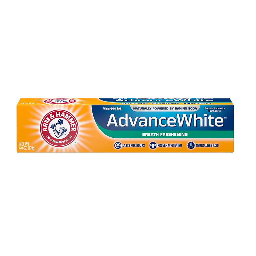 <p><a href="https://go.redirectingat.com?id=74968X1596630&url=https%3A%2F%2Fwww.target.com%2Fp%2Farm-38-hammer-advance-white-extreme-whitening-toothpaste-6oz%2F-%2FA-14366574&sref=https%3A%2F%2Fwww.harpersbazaar.com%2Fbeauty%2Fhealth%2Fg42590950%2Fbest-whitening-toothpaste%2F" rel="nofollow noopener" target="_blank" data-ylk="slk:Shop Now;elm:context_link;itc:0;sec:content-canvas" class="link rapid-noclick-resp">Shop Now</a></p><p>Advance White Breath Freshening Toothpaste </p><p>$4.19</p><span class="copyright">Target</span>