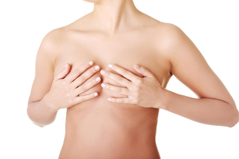 It's helpful to know that breast cancer can appear in <a href="http://ww5.komen.org/BreastCancer/WarningSigns.html" target="_hplink">forms other than a lump</a>, which means there are other physical signs you should watch for. Other symptoms that you should get checked out include thickening of the skin in the breast or underarm area; swelling, warmth, redness, or darkening of the breasts; a change in your breast size or shape; dimpling or puckering of the breast skin; an itchy, scaly sore or rash on the nipple; a pulling in of your nipple or another part of your breast; sudden nipple discharge; or pain in one spot of the breast that doesn't go away.