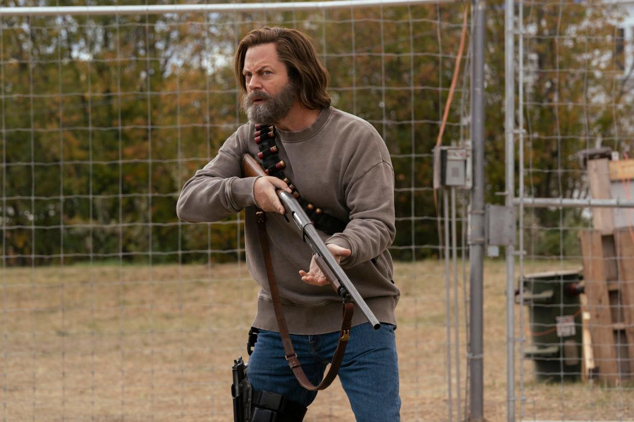 Nick Offerman as Bill on TLOU 103, The Last of Us