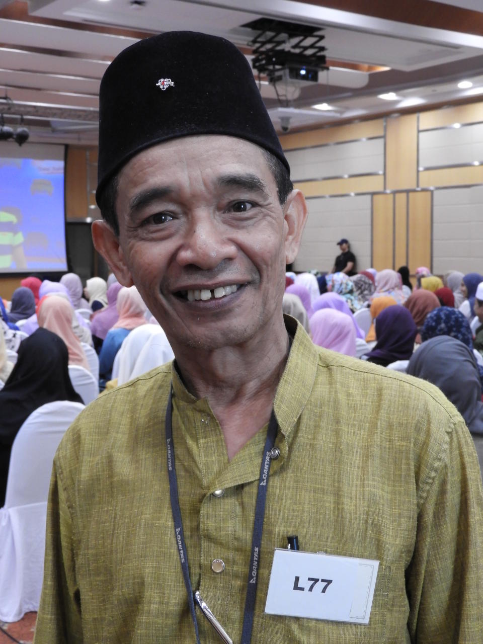 Singaporean Shah Idil Shahbuddin, 64, was among the participants at Malaysia's inaugural halal love camp. (Photo: Shahirah Hamid)