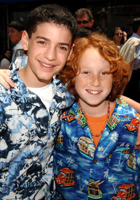 Jeremy Bergman and Sammy Fine at the Universal City premiere of Universal Pictures' Kicking & Screaming