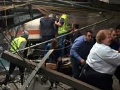 At least one dead, 100 hurt in New Jersey train crash