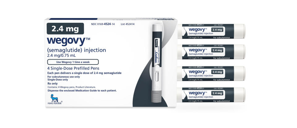 Wegovy, an injectable prescription medicine, can help obese or overweight adults with weight-related medical problems lose weight. / Credit: Novo Nordisk