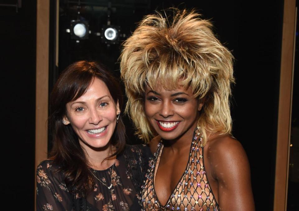 West End Girls: Natalie Imbruglia and Adrienne Warren (Photo by David M. Benett/Dave Benett/Getty Images) (Dave Benett/Getty Images)