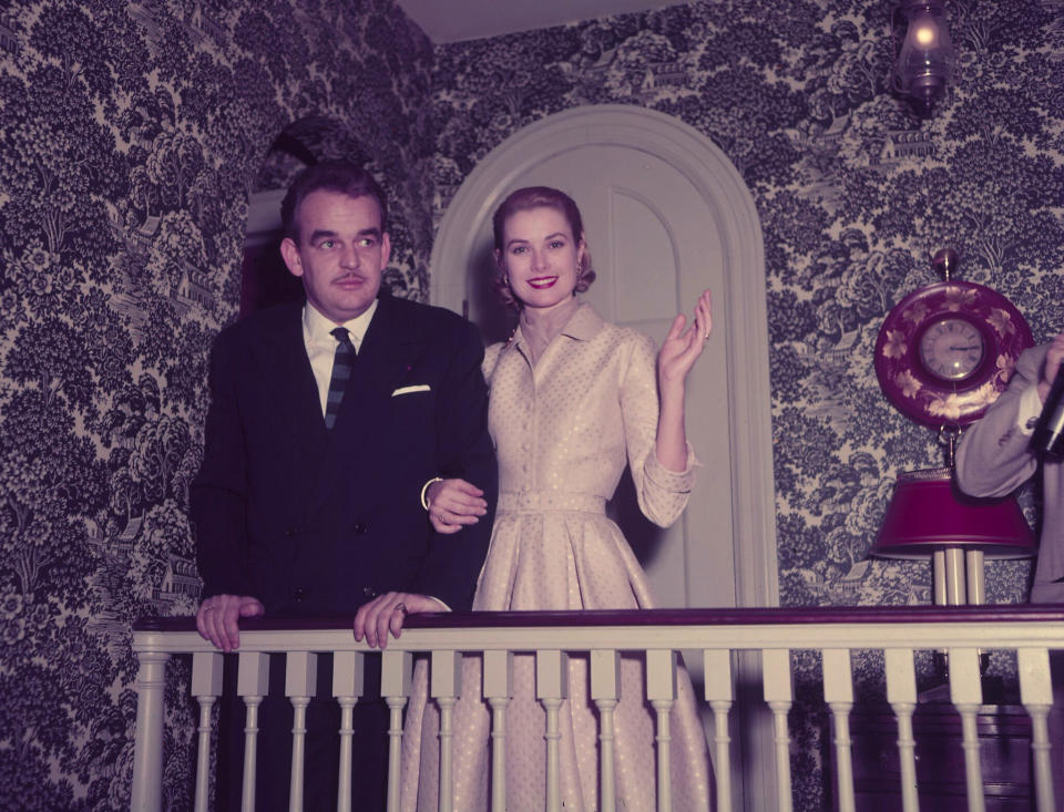 UNITED STATES - CIRCA 2000:  Prince Rainer III of Monaco, 32, and Grace Kelly, 26, after their engagement was announced at the Kelly home.  (Photo by NY Daily News Archive via Getty Images)