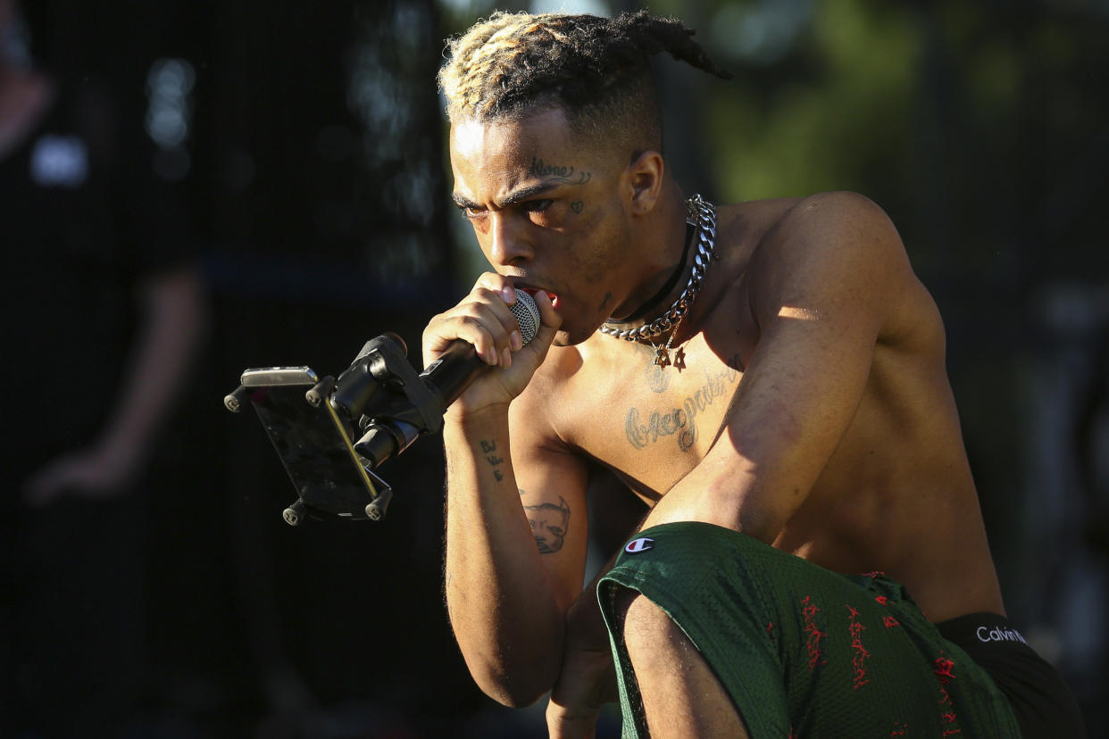 XXXTentacion performing in Miami, a year before his death this week.&nbsp; (Photo: Miami Herald via Getty Images)