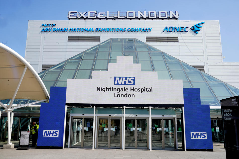 The NHS Nightingale is named after Florence Nightingale, the founder of modern nursing.