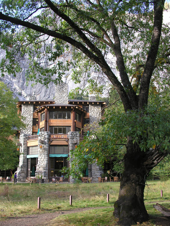 The Ahwanee Lodge in Yosemite National Park.