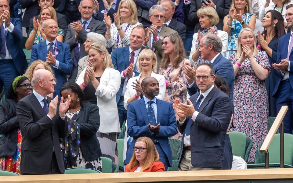 Dame Sarah Catherine Gilbert DBE getting a standing ovation - Paul Grover 